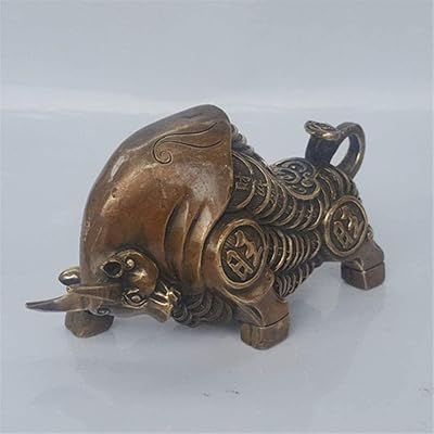 Statue de décoration fengshui figurine faite à la main collectionner en cuivre