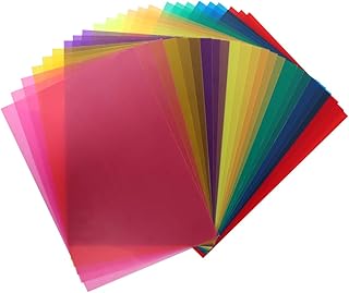 24 pièces de filtre gel d'éclairage correcteur de couleur transparent timisil bandes