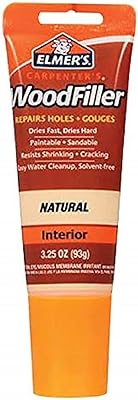 Mastic à bois de menuisier almer's e868, tube de 3,2 oz, naturel