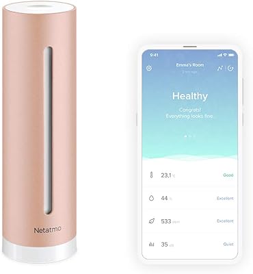 Moniteur intelligent de qualité de l'air intérieur netatmo