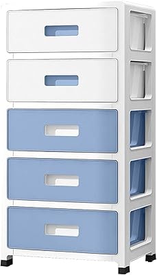 Boîte de rangement de jouets en plastique à 5 couches avec conteneurs à