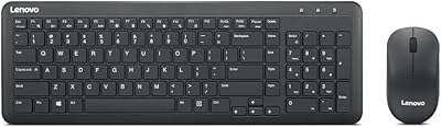 Combo clavier et souris sans fil lenovo 300 avec récepteur nano