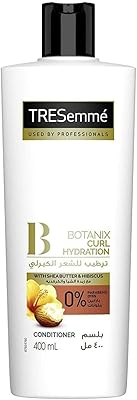 Après-shampooing hydratant naturel bouclé tresemme botanix au beurre de karité et à l'hibiscus