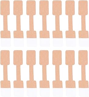 300 pièces étiquettes de prix de bijoux vierges autocollants en papier kraft étiquettes