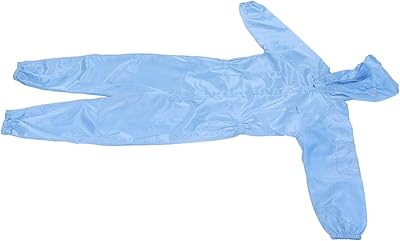 Combinaison de protection, tissu polyester extensible de couleur bleue, vêtements de travail anti-poussière à capuche pour les usines alimentaires pour les zones esd (xl). Votre supermarché en ligne au Sénégal, c'est Diaytar