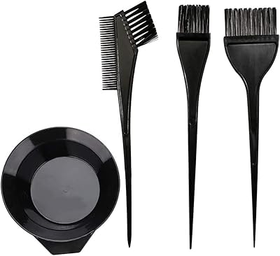 Kit de teinture de cheveux de salon de 4 pièces | bol