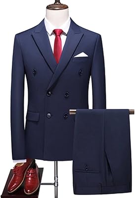 Manteau de costume croisé pour hommes, nouvelle mode/costume de mariage mince pour hommes