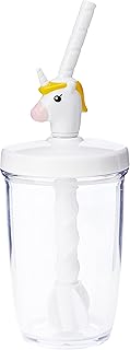 Msc international 16162 joy unicorn milk kitchen set avec couvercle pompe et paille