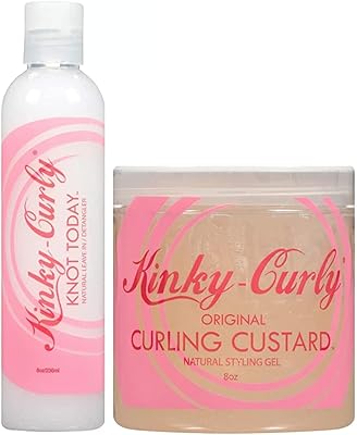 Kinky curly note today après-shampooing sans rinçage et gel coiffant pour boucles