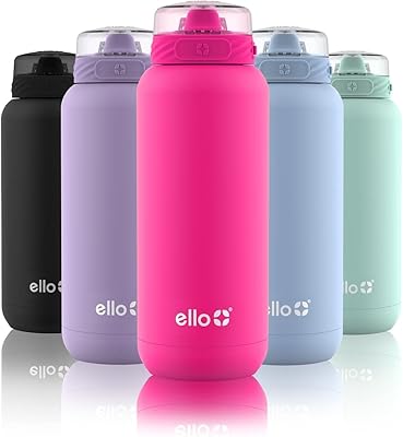 Bouteille d'eau isolée sous vide en acier inoxydable elo cooper, 32 oz, tulipe