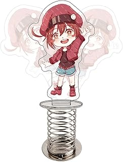 Présentoir de figurines en acrylique pour david production red blood cell