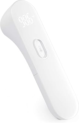 Thermomètre frontal sans contact d'ihealth version algorithme 2020 pour enfants et adultes