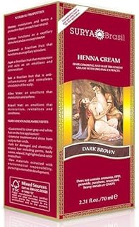 Syrie brésil. crème au henné brun foncé 65,5 g (paquet de 2)