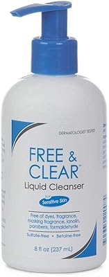 Crème nettoyante fanny gratuite et transparente 8 oz (237 ml)