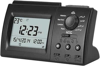 Réveil islamique azan horloge de prière ha-3006 alarme numérique pour les musulmans