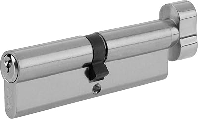 Cylindre à pouce européen yale b-et3535-snp, avec 3 clés, sécurité standard, revêtement physeal