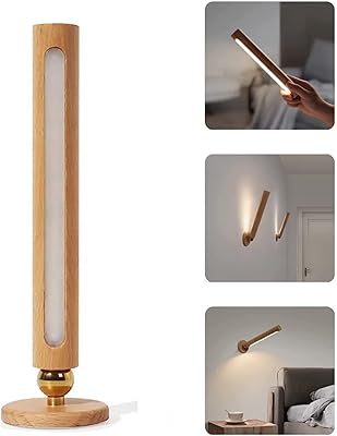 Veilleuse à détecteur de mouvement, lampe à piles avec boule magnétique rotative à