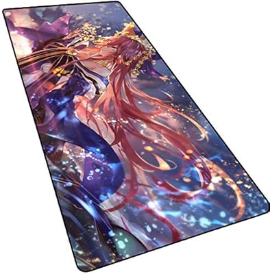 Tapis de souris de jeu animé japonais avec bords cousus, fate grand order