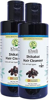 Khadi herbal natural shikakai shampooing pack de 2 (210 ml chacun)