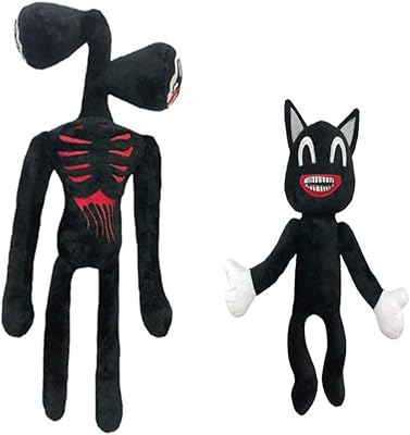 Jouets en peluche tête de sirène popper avec motif chien et chat de dessin animé pour garçons et filles, cadeaux de fête à domicile et cadeau de noël (noir). Diaytar Sénégal : Qualité garantie, prix imbattables, livraison rapide