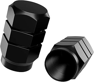 Bouchons de valve de pneu hexagonaux en alliage d'aluminium turmin compatibles