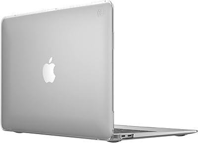 Spec smart shell cover pour macbook air 13 pouces (2020), transparent (138616-1212)