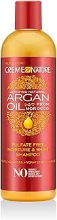 Shampoing hydratant et brillant à l'huile d'argan creme of nature, 354 ml