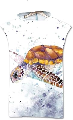 Serviette de plage à capuche, maillot de bain, costume à langer pour adultes