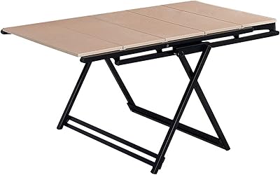 Table à manger extensible, table pliante multifonctionnelle, bibliothèque en bois multicouche, support