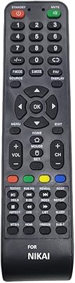 Télécommande de remplacement compatible avec nikai smart tv