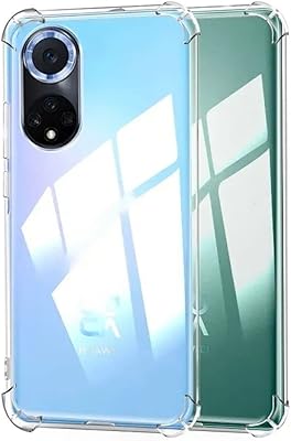 Coque arrière transparente anti-rayures et absorbant les chocs en tpu avec protection contre