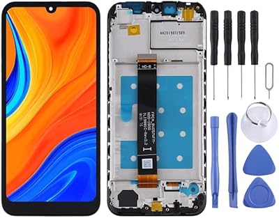 Écran lcd oem pour huawei y5 (2019) ensemble complet de numériseur avec cadre