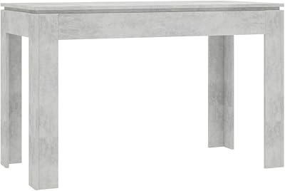 Vedaxl table à manger scandinave simple aux lignes épurées pour la maison, le restaurant,