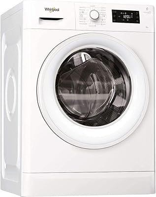 Lave-linge whirlpool à chargement frontal, 8 kg, fwg81283wgcc, garantie d'un an