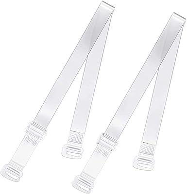5 paires de bretelles de soutien-gorge de remplacement invisibles transparentes - porte-jarretelles élastique