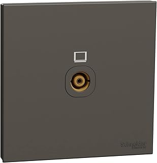 Prise tv schneider electric avataron c e8731tv_dg, ip20 gris foncé 75 ohm