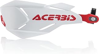 Protège-mains moto acerbis 22397.239, blanc/rouge, taille unique