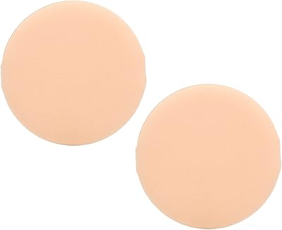 Éponge de maquillage pour le visage, facile à nettoyer, 2 pièces de poudre