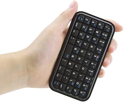 Clavier bluetooth 3.0, mini clavier de poche portable sans fil rechargeable au format