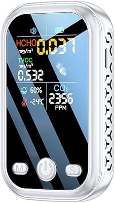 Mini détecteur de dioxyde de carbone multifonctionnel avancé 5 en 1, moniteur de qualité de l'air, détecteur de dioxyde de carbone, détecteur de température et d'humidité, format de voyage pour la maison, l'intérieur et l'extérieur. Votre centre commercial virtuel au Sénégal : Diaytar