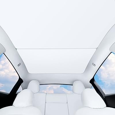 Pare-soleil de toit yonze pour tesla modèle y pare-soleil en verre