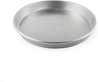 Plaque à pizza en aluminium fag, couleur argent, taille 8 pouces, 13-1420