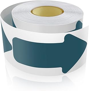 5 x 10 cm autocollants de sol en vinyle imperméables et amovibles, 200