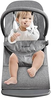 Transat siège inclinable pour bébé à 3 niveaux teknum gris