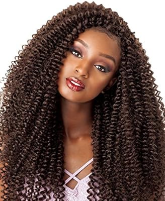 Tresses au crochet ondulées lulutrice sensationnelles 18 pouces (paquet de 4) (#1b