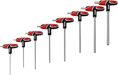 Jeu de clés hexagonales à manche long yato, 8 pièces yt-05583