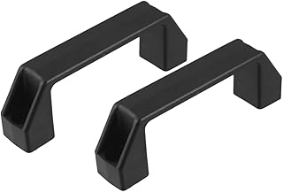 Poignée en aluminium noir pour accessoires professor en aluminium 120 mm - paquet