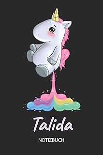 Talida - carnet : carnet personnalisé personnalisé avec noms de filles
