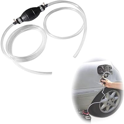 Pompe d'aspiration de réservoir de carburant de voiture pompe de transfert tuyau siphon