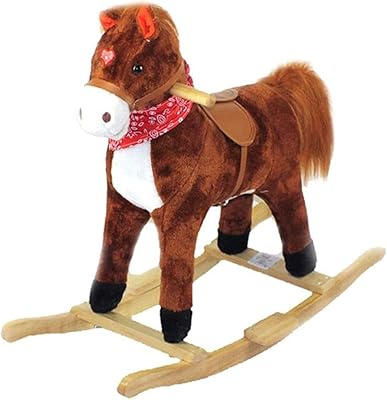 Jouet cheval d'équitation musical doux zooq